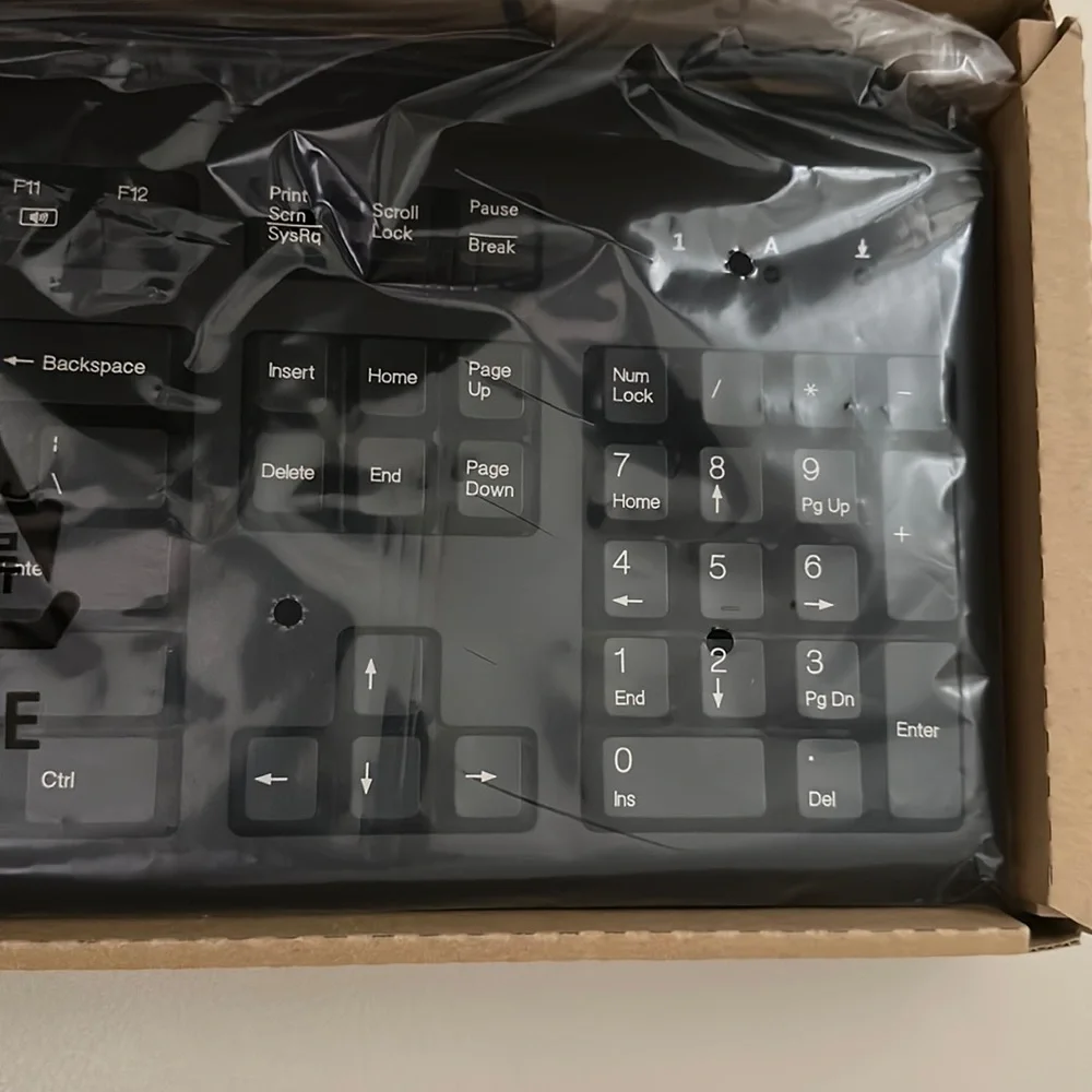 HP Lite-On Wired Black Keyboard